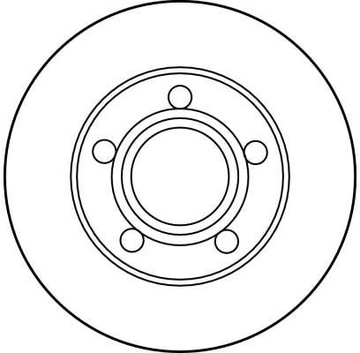 TRW DF2651 Тормозной диск