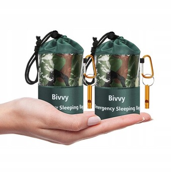 ŚPIWÓR TERMICZNY SURVIVAL RATUNKOWY KEMPING 2SZT