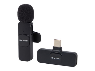 MIKROFON ODBIORNIK BEZPRZEWODOWY KRAWATOWY DO TELEFONU ANDROID WTYK USB-C