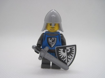 LEGO Rycerz Black Falcon tarcza miecz