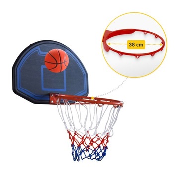 БАСКЕТБОЛЬНАЯ КОРЗИНА НАСТЕННАЯ ДОСКА С СЕТКОЙ ПРОСТАЯ УСТАНОВКА FALCON BACKYARD