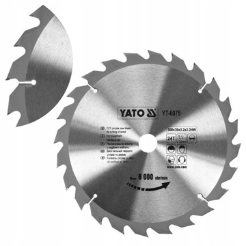 TARCZA WIDIOWA DO DREWNA 300X30 MM 24T YT-6075