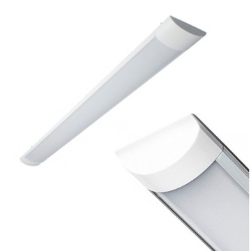 KOMPLET OŚWIETLENIE LED LAMPA SUFITOWA LISTWA DO KOTŁOWNI GARAŻU PIWNICY