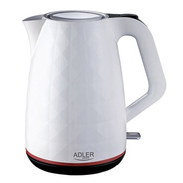 CZAJNIK ELEKTRYCZNY ADLER AD 1277 2200w BIAŁY 1,7L