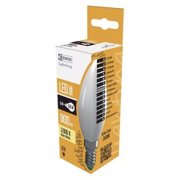 Żarówka LED świeczka 8W E14 ciepła biel 3000K