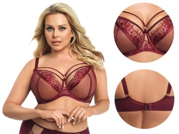 GORSENIA BIUSTONOSZ SOFT PARADISE K496 BORDO 85K