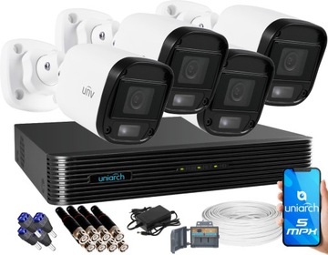 Monitoring Domu Zestaw 5MPx Zewnętrzny LED20m APKA