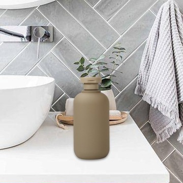 Pojemniki do przechowywania kosmetyków do makijażu, puste, szare, 300 ml
