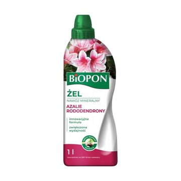 BIOPON NAWÓZ W ŻELU MINERALNY DO RODODENDRONÓW AZALII I RÓŻANECZNIKÓW 1L