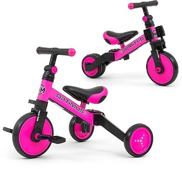 Велосипед MILLY MALLY 3в1 ОПТИМУС розовый