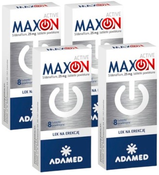 Maxon Active 25 mg lek na potencję erekcja 4x8 tab