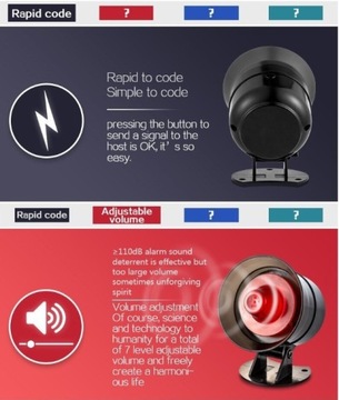 Сигнализация Беспроводной PIR-датчик двери Сирена Звуковой сигнал