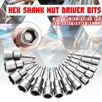 do magnetyczne nakrętka 6-19MM ilver szary Adapter