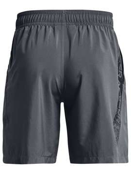 Under Armour Szorty sportowe UA Woven Graphic Shorts 1370388 Szary Regular