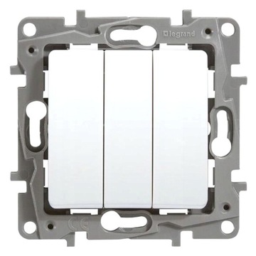 LEGRAND NILOE POTRÓJNY ŁĄCZNIK BIAŁY 764503