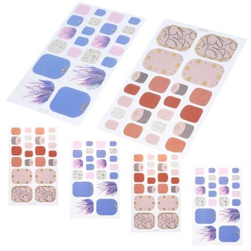 Naklejki na paznokcie Full Wrap Nail Wrap Toe Nail St