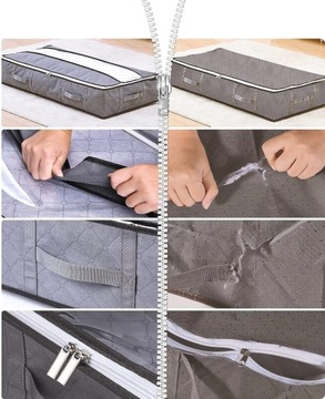 СУМКА-ОРГАНАЙЗЕР ДЛЯ ГАРДЕРОБА ДЛЯ ХРАНЕНИЯ ОДЕЖДЫ КОРОБКИ ДЛЯ ОДЕЖДЫ 90Л x3