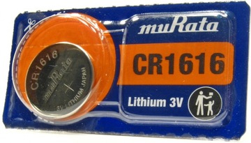 CR1616 - bateria do pilota samochodowego MURATA