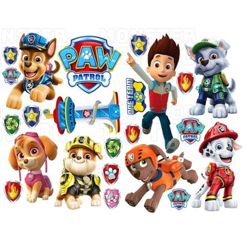 МОЮЩИЕСЯ ВРЕМЕННЫЕ ТАТУ ДЛЯ ДЕТЕЙ PAW PATROL ОРИГИНАЛЬНЫЕ ДИЗАЙНЫ