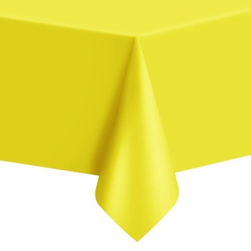 Obrus OKOLICZNOŚCIOWY jednorazowy żółty137x274