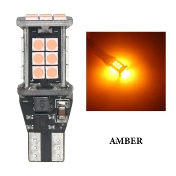 2PCS W16W T15 LED Bulbs Canbus No Error 24 Chips 3030SMD LED Backup