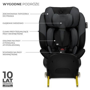 Автокресло i-Size 40–150 см, 036 кг, поворотное ISOFIX I-FIX Kinderkraft