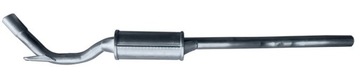 TŁUMIK Przedni AUDI 80 VW PASSAT 1.3 1.5D 72-