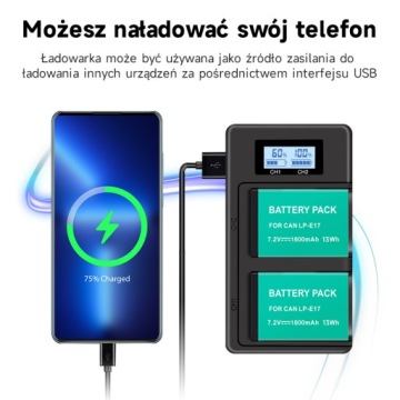 3 шт., 1800 мАч, аккумулятор LP-E17 + зарядное устройство ЖК-дисплея для Canon EOS RP 250D 200D M3 M5 M6
