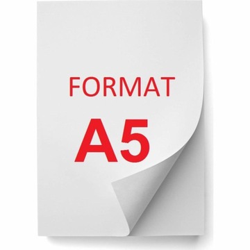 PAPIER KSERO A5 80 G/M2 do drukarki kopiarki biurowy ryza o stopniu bieli