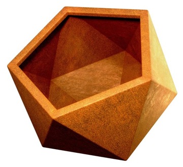 Горшок цветочный Corten DEPO 4 металлический 45x45x120