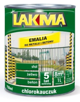 Lakma Emalia Chlorokauczuk - Ochrona i połysk Twoich metalowych powierzchni