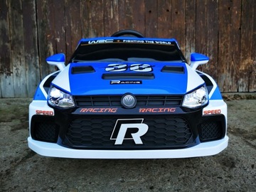 РАЛЛИ VW POLO R WRC 4X4 ЭЛЕКТРОДВИГАТЕЛЬ АВТО ЧЕТЫРЕ АККУМУЛЯТОРА ДИСТАНЦИОННЫЙ ДИСТАНЦИОННЫЙ РУ