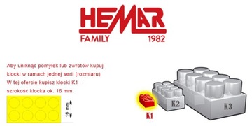 Польские БЛОКИ для детей от 3 лет HEMAR K1 - Фурнитура для ОКОН и ДВЕРЕЙ