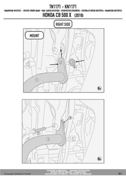 Givi Защитные дуги, кожухи двигателя Honda CB500F/X (19-23)