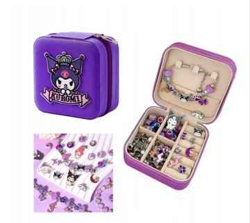 НАБОР ДЛЯ ИЗГОТОВЛЕНИЯ БРАСЛЕТОВ И ОЖЕРЕЛЬЕ ПОДАРОК ​​KUROMI HELLO KITTY