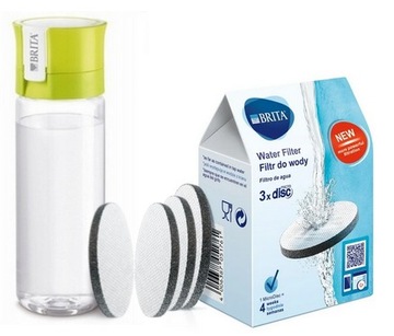 BUTELKA FILTRUJĄCA BRITA +4 WKŁADY MicroDisc BRITA