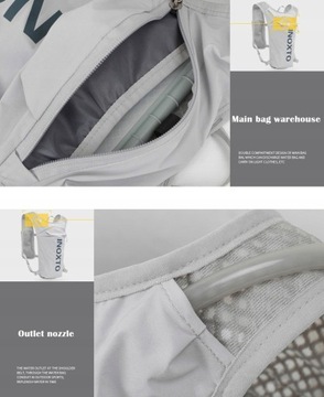 водонепроницаемый рюкзак для бега, жилет для гидратации 5 л