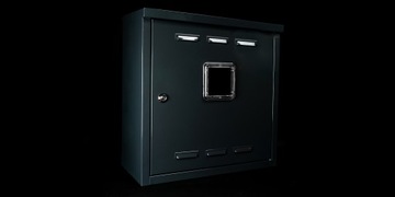 Газовый шкаф 50х50х25см графит