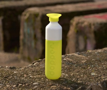 Бутылка для воды Dopper Seahorse Lime 450 мл с чашкой