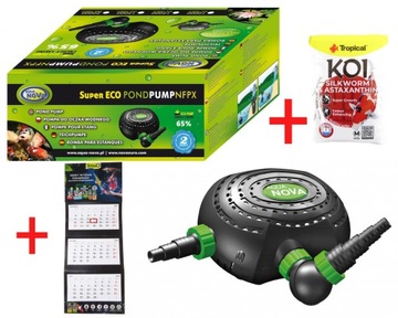 AQUA NOVA NFPX-8000 UNIWERSALNA POMPA OBIEGOWA DO OCZKA WODNEGO 8000L/h