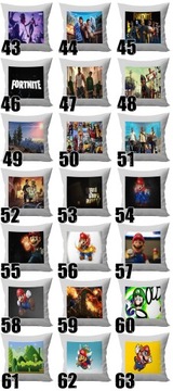 ДЕКОРАТИВНАЯ ПОДУШКА 40х40 МИКРОФИБРА FORTNITE GAME + МНОГО ДИЗАЙНОВ