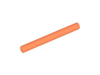 Lego Ostrze miecza pręt 30374 pomarańcz neon trans