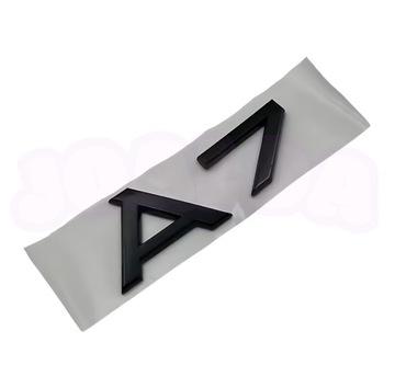 EMBLEMAT znaczek A7 na klapę logo AUDI czarny PREMIUM
