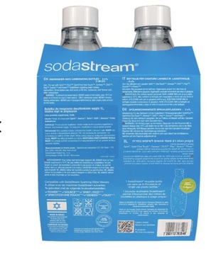 Бутылки для воды SodaStream Fuse, белые