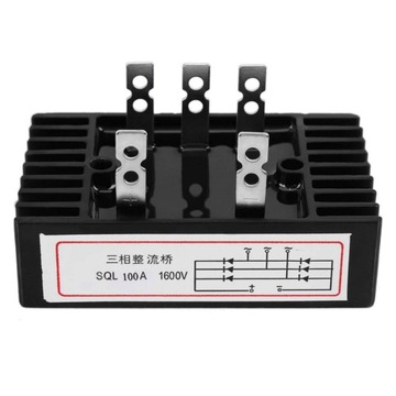 Mostek prostowniczy trójfazowy 3 fazowy SQL100A 1600V 100A