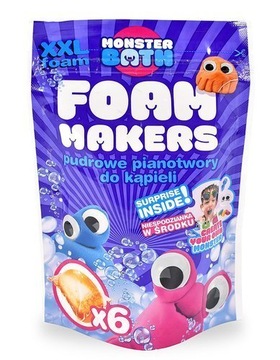 MONSTER BATH - Pudrowe pianotwory do kąpieli 6szt
