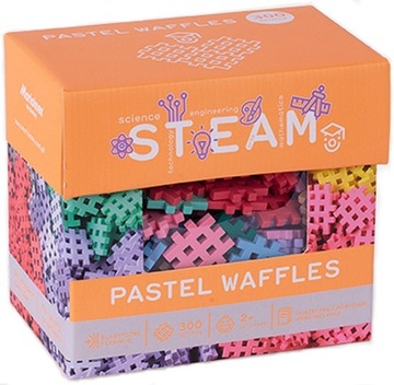 Pastel Waffles pastelowe wafle klocki MINI 300