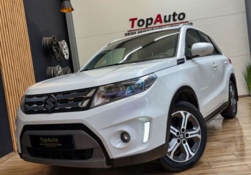 Suzuki Vitara III SUV 1.6 VVT 120KM 2016 Suzuki Vitara 1.6 AUTOMAT zarejestrowany KAMERA GWARANCJA bezwypadkowy NAVI