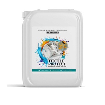 NANOAUTO TEXTILE PROTECT preparat do ochrony tapicerki samochodowej 5Litrów
