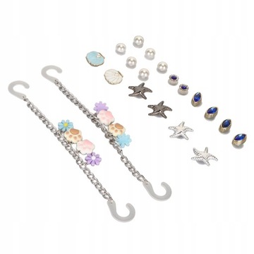 20 шт. зажимы для обуви «сделай сам», декоративные съемные